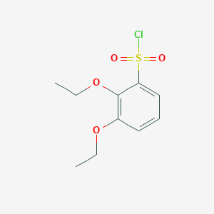 2,3-Diethoxybenzene-1-sulfonyl chloride