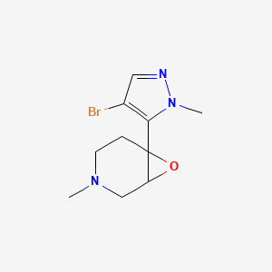 6-(4-Bromo-1-methyl-1H-pyrazol-5-yl)-3-methyl-7-oxa-3-azabicyclo[4.1.0]heptane