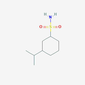 3-(Propan-2-yl)cyclohexane-1-sulfonamide