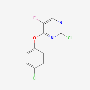 2-Chloro-4-(4-chlorophenoxy)-5-fluoropyrimidine