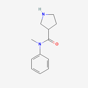 N-methyl-N-phenylpyrrolidine-3-carboxamide