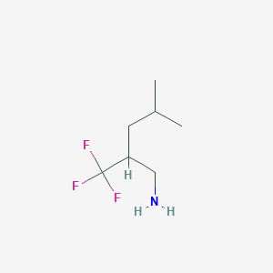 2-(Aminomethyl)-1,1,1-trifluoro-4-methylpentane