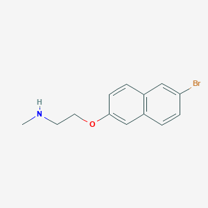 {2-[(6-Bromonaphthalen-2-yl)oxy]ethyl}(methyl)amine