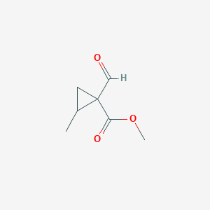 Methyl 1-formyl-2-methylcyclopropane-1-carboxylate