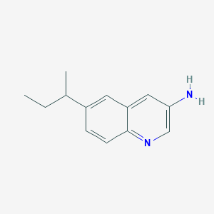 6-(Butan-2-yl)quinolin-3-amine