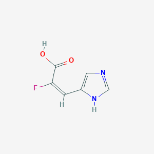 (2E)-2-fluoro-3-(1h-imidazol-5-yl)-acrylic acid