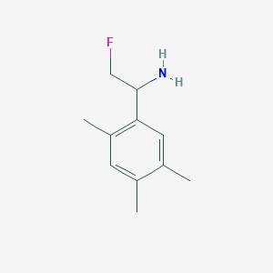 2-Fluoro-1-(2,4,5-trimethylphenyl)ethan-1-amine