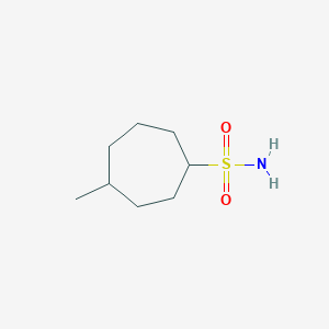 4-Methylcycloheptane-1-sulfonamide