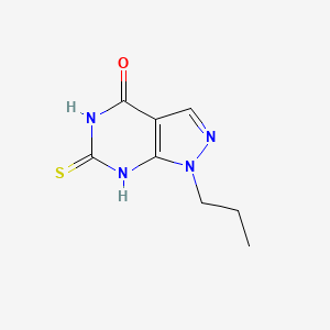 1-Propyl-6-sulfanyl-1H,4H,7H-pyrazolo[3,4-d]pyrimidin-4-one