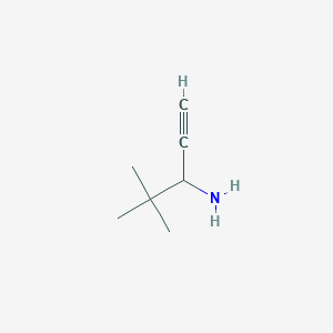 4,4-Dimethylpent-1-yn-3-amine