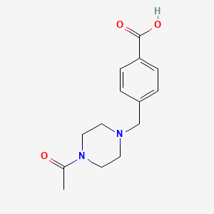 4-[(4-Acetylpiperazin-1-yl)methyl]benzoic acid