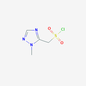 (1-methyl-1H-1,2,4-triazol-5-yl)methanesulfonyl chloride