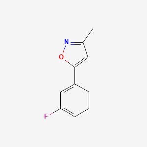 5-(3-Fluorophenyl)-3-methyl-1,2-oxazole