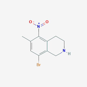 8-Bromo-6-methyl-5-nitro-1,2,3,4-tetrahydroisoquinoline