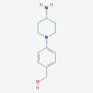 [4-(4-Aminopiperidin-1-YL)phenyl]methanol