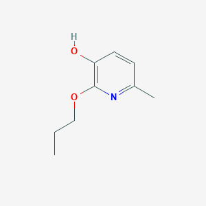 molecular formula C9H13NO2 B13237025 6-Methyl-2-propoxypyridin-3-ol 