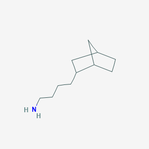 molecular formula C11H21N B13237047 4-{Bicyclo[2.2.1]heptan-2-yl}butan-1-amine 