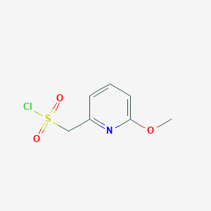 (6-Methoxypyridin-2-yl)methanesulfonyl chloride