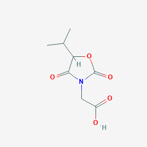 2-[2,4-Dioxo-5-(propan-2-yl)-1,3-oxazolidin-3-yl]acetic acid