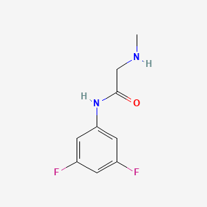 N-(3,5-difluorophenyl)-2-(methylamino)acetamide