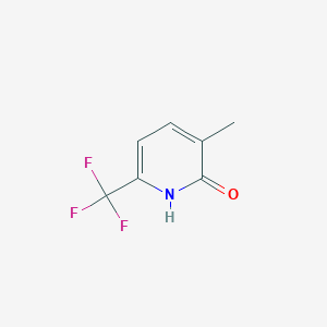 molecular formula C7H6F3NO B13237100 3-Methyl-6-(trifluoromethyl)-1,2-dihydropyridin-2-one 