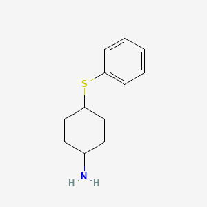 4-(Phenylsulfanyl)cyclohexan-1-amine