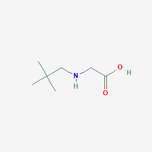 molecular formula C7H15NO2 B13237109 2-[(2,2-Dimethylpropyl)amino]acetic acid 