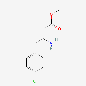 Methyl 3-amino-4-(4-chlorophenyl)butanoate