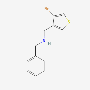 Benzyl[(4-bromothiophen-3-yl)methyl]amine