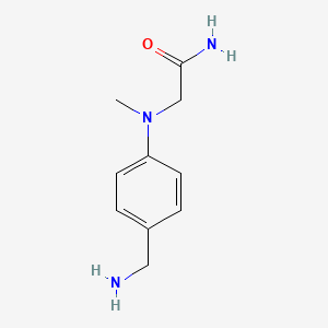 2-{[4-(Aminomethyl)phenyl](methyl)amino}acetamide