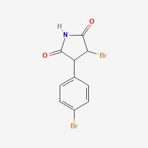 3-Bromo-4-(4-bromophenyl)pyrrolidine-2,5-dione