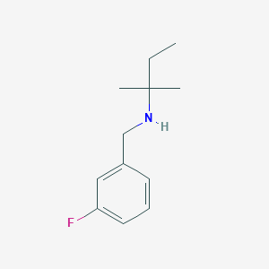 [(3-Fluorophenyl)methyl](2-methylbutan-2-YL)amine