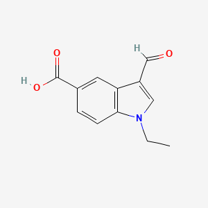 1-Ethyl-3-formyl-1H-indole-5-carboxylic acid