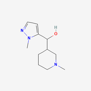 (1-Methyl-1H-pyrazol-5-yl)(1-methylpiperidin-3-yl)methanol