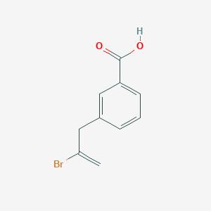 molecular formula C10H9BrO2 B1323732 3-(2-溴-2-丙烯基)苯甲酸 CAS No. 732249-24-0