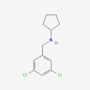 N-[(3,5-dichlorophenyl)methyl]cyclopentanamine