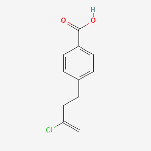 molecular formula C11H11ClO2 B1323736 4-(3-氯-3-丁烯基)苯甲酸 CAS No. 732249-57-9