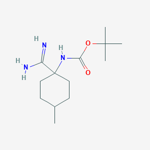 tert-butyl N-(1-carbamimidoyl-4-methylcyclohexyl)carbamate