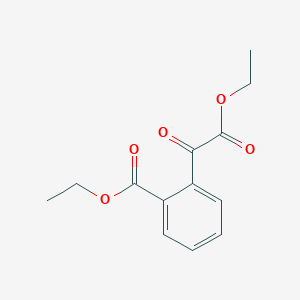 molecular formula C13H14O5 B1323739 2-羧乙氧基苯甲酰甲酸乙酯 CAS No. 732249-79-5