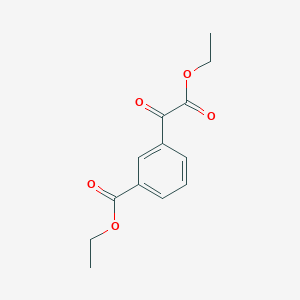 molecular formula C13H14O5 B1323740 3-羧乙氧基苯甲酰甲酸乙酯 CAS No. 732249-84-2