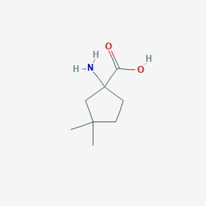 1-Amino-3,3-dimethylcyclopentane-1-carboxylic acid