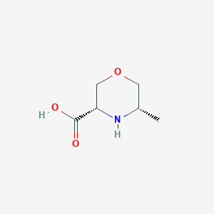 (3S,5S)-5-Methylmorpholine-3-carboxylic acid