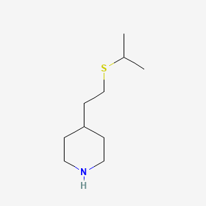 4-[2-(Propan-2-ylsulfanyl)ethyl]piperidine