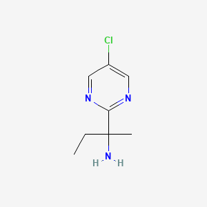 2-(5-Chloropyrimidin-2-yl)butan-2-amine