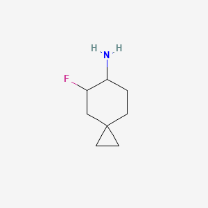 5-Fluorospiro[2.5]octan-6-amine