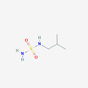 molecular formula C4H12N2O2S B13237533 [(2-Methylpropyl)sulfamoyl]amine 