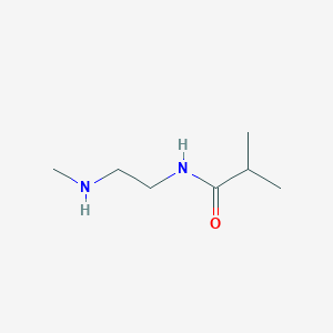 molecular formula C7H16N2O B13237535 2-methyl-N-[2-(methylamino)ethyl]propanamide 