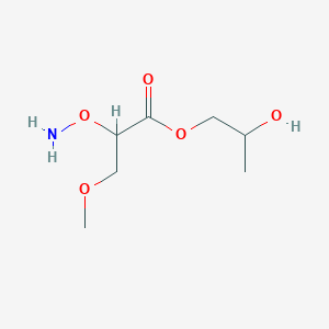 2-Hydroxypropyl 2-(aminooxy)-3-methoxypropanoate