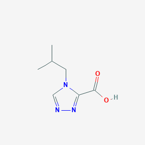 4-(2-Methylpropyl)-4H-1,2,4-triazole-3-carboxylic acid