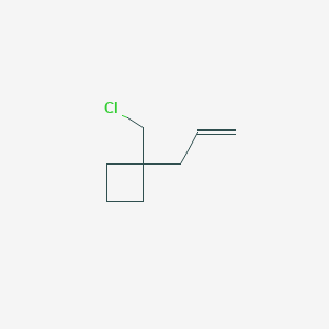 1-(Chloromethyl)-1-(prop-2-en-1-yl)cyclobutane